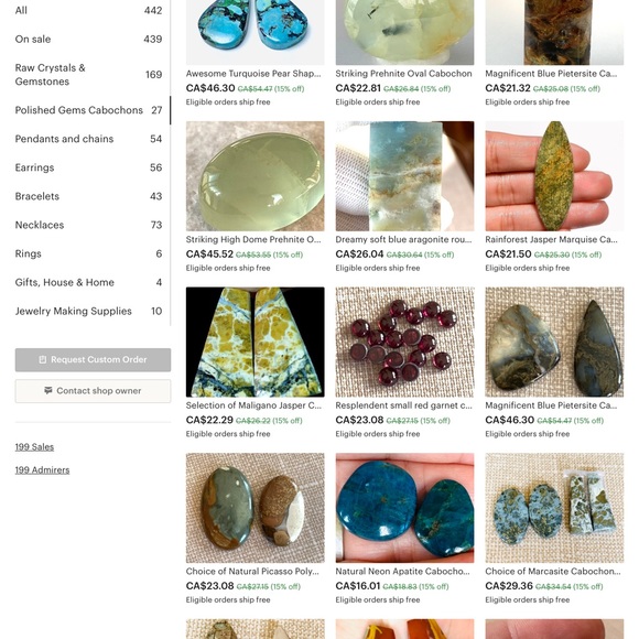 Christmas gifts ! Shop coolgems jewelry - Picture 3 of 7